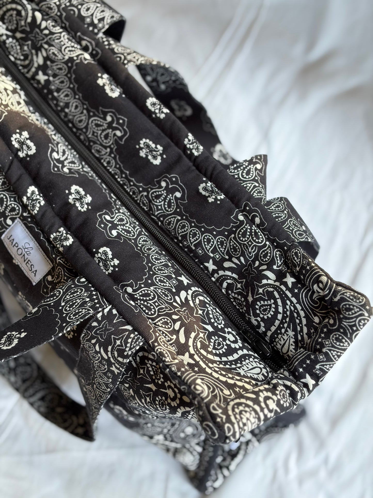 Week Tote Bandana Negro