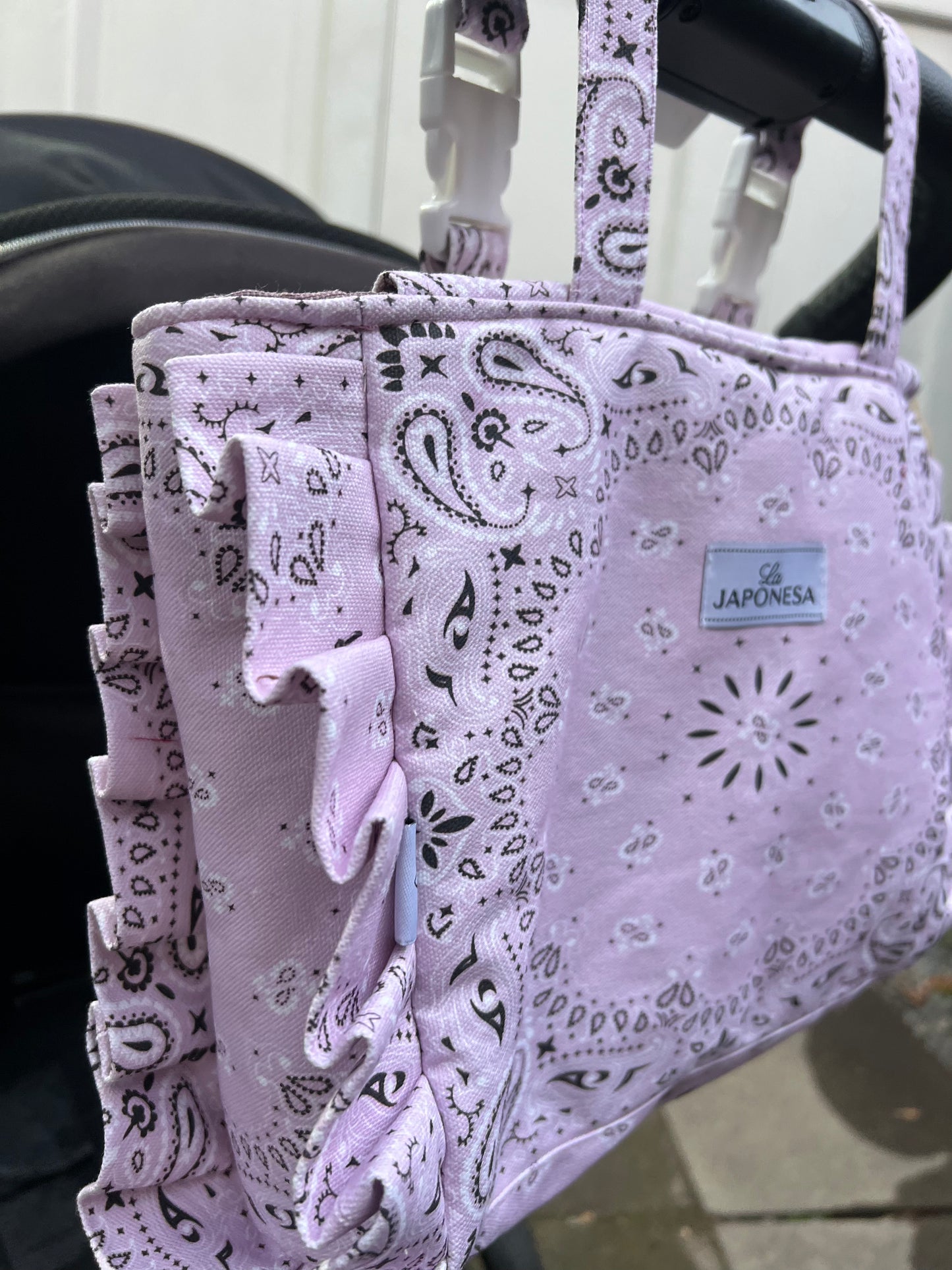 Bolso Coche Bandana Lila