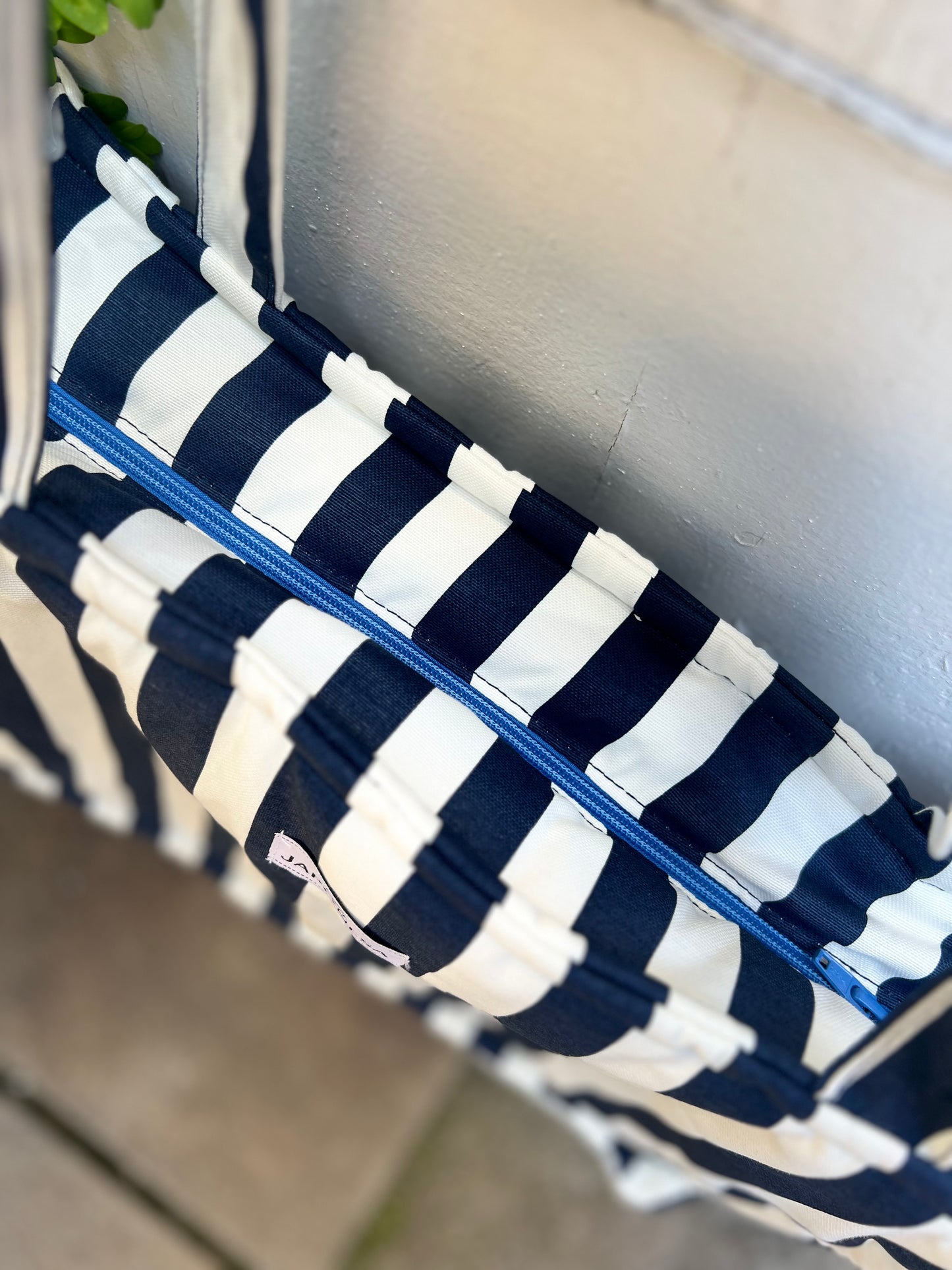 Bolso Weekender Blue&White