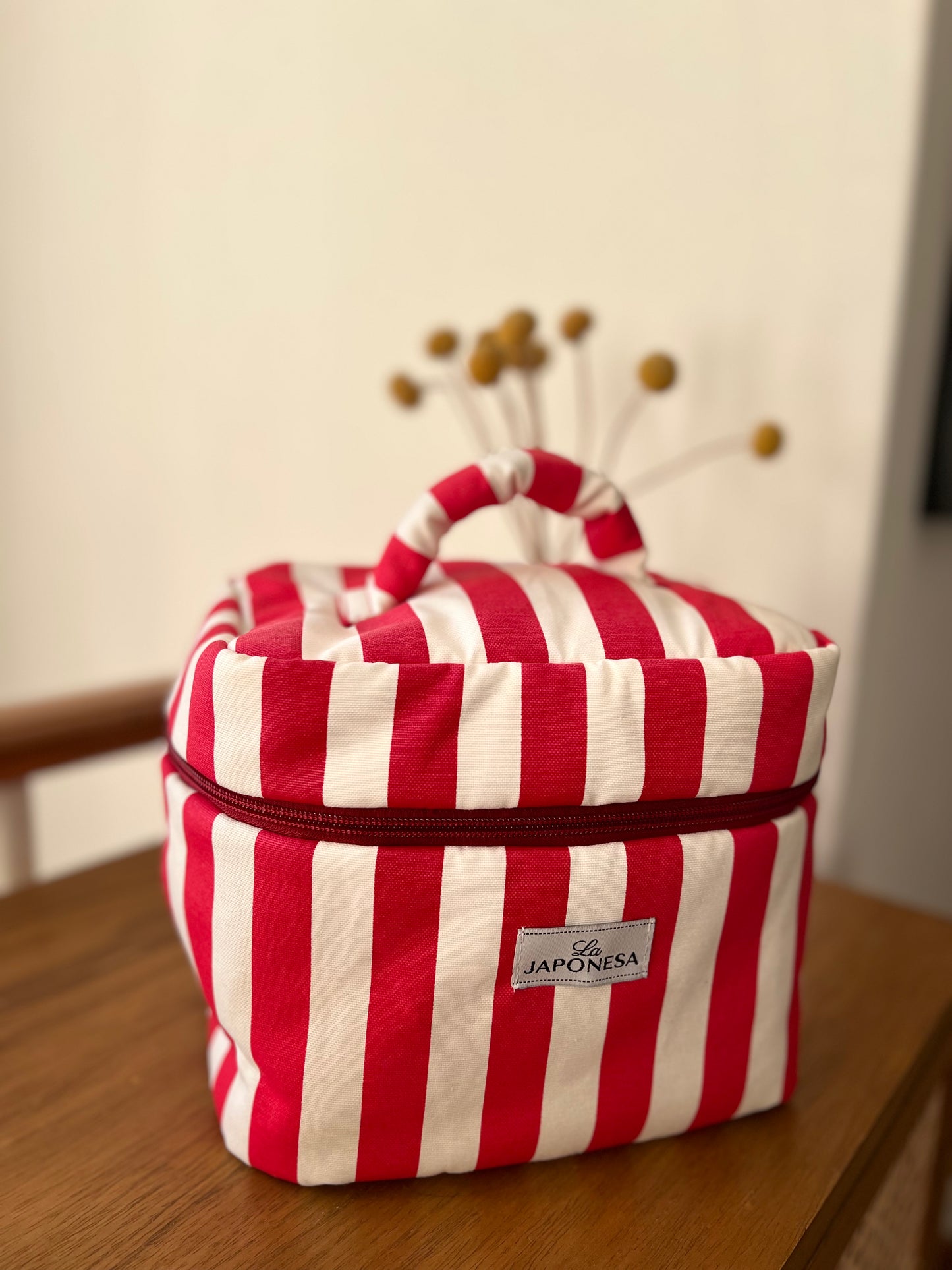 Vanity Bag Red&White