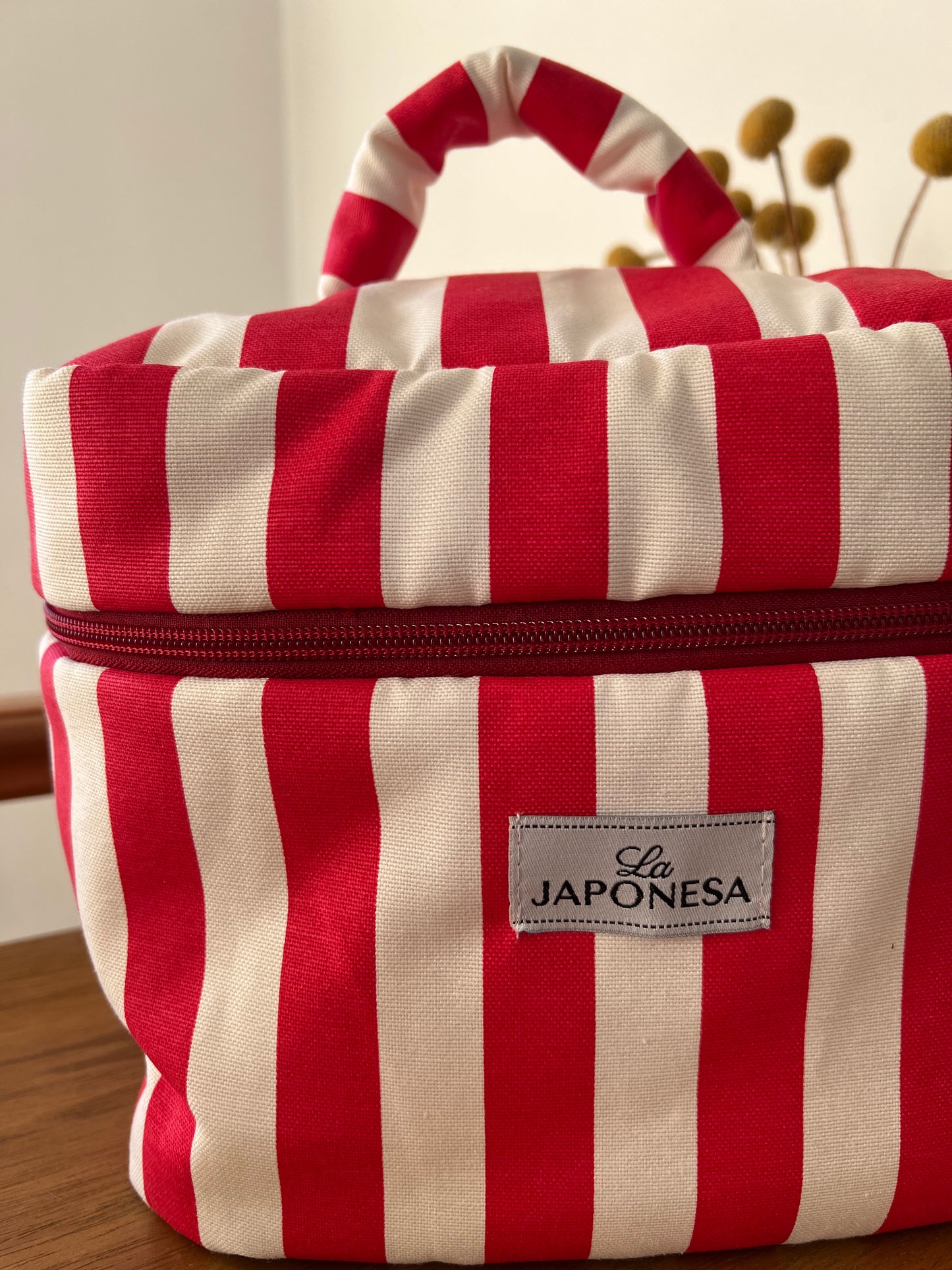 Vanity Bag Red&White