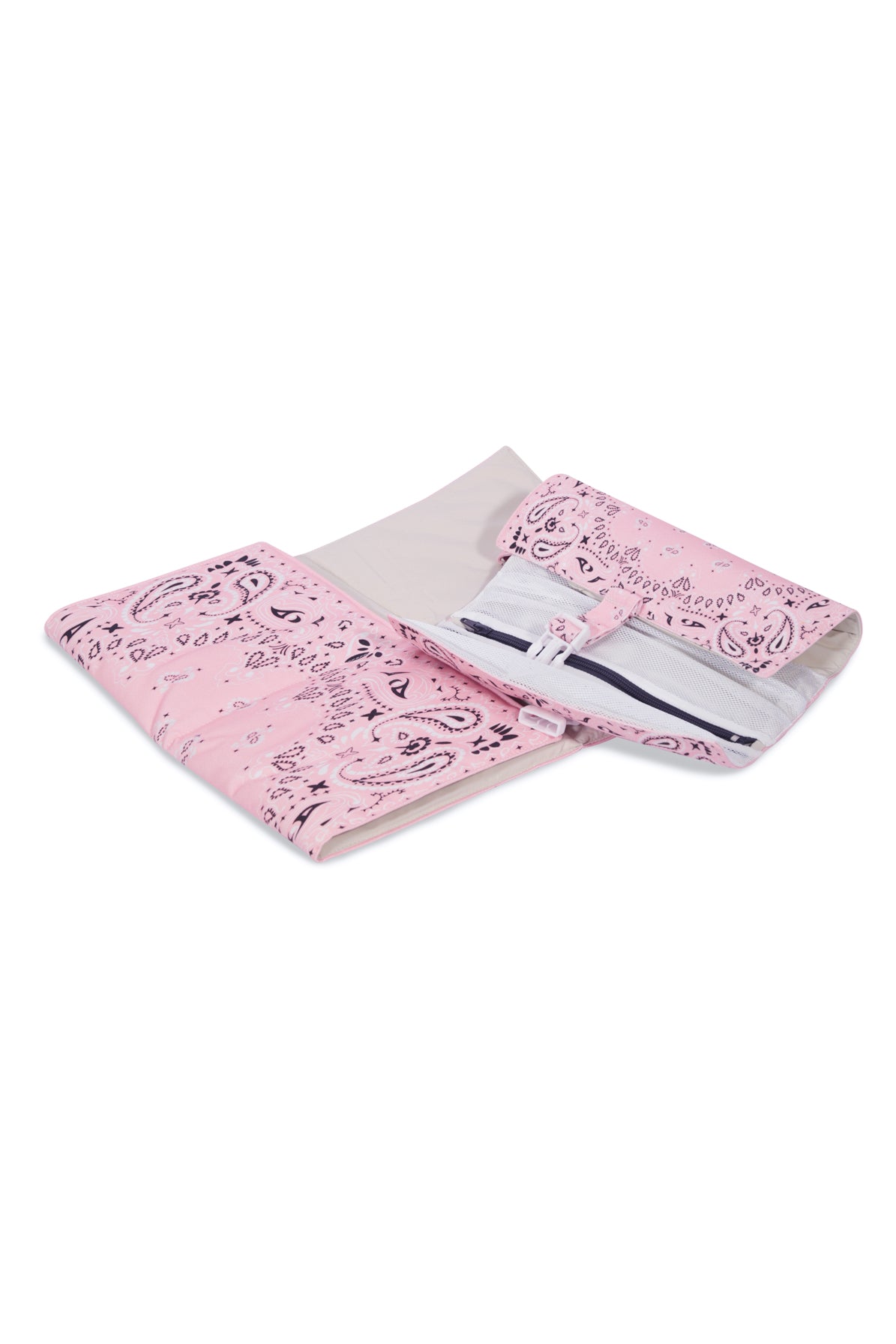 Mudador Portátil Bandana Rosado