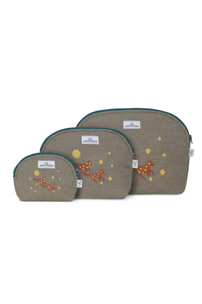Neceser Mini Pouch Caballo Verde