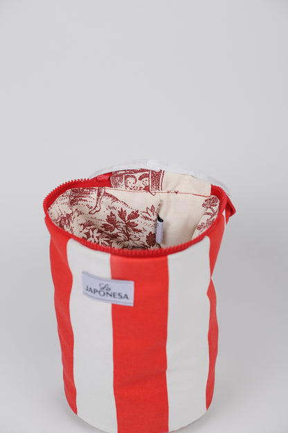 Vanity Case Red & White