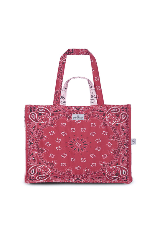Week Tote Bandana Burgundy