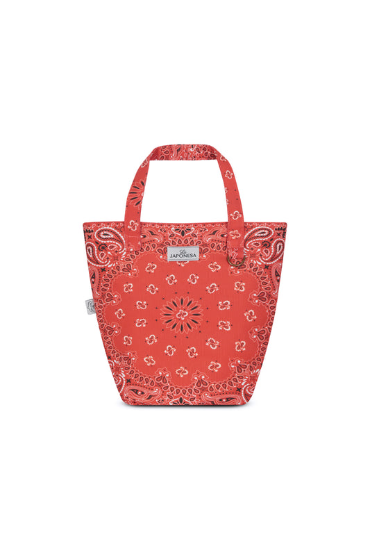 Bandana Mini Tote Rojo Vintage