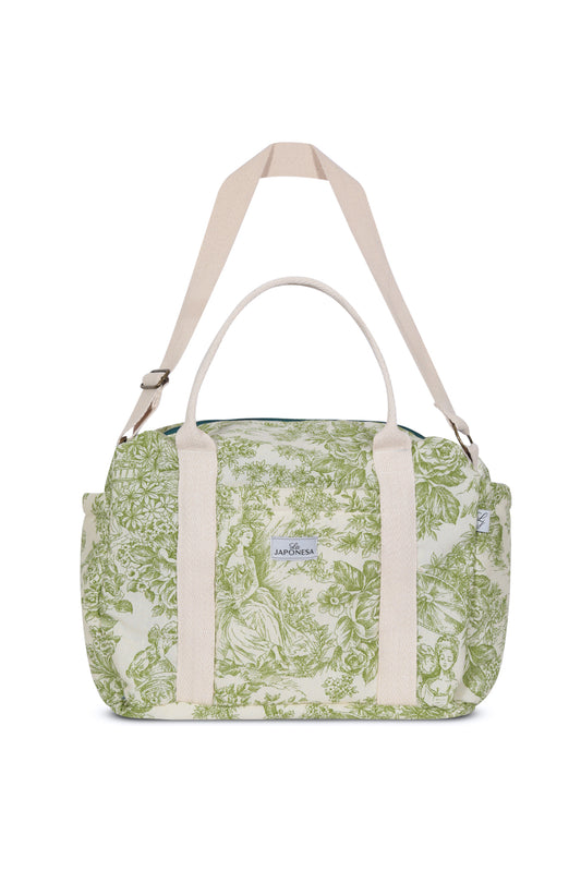 Big Bag Toile de Jouy Verde