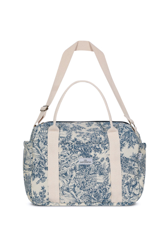 Big Bag Toile de Jouy Azul