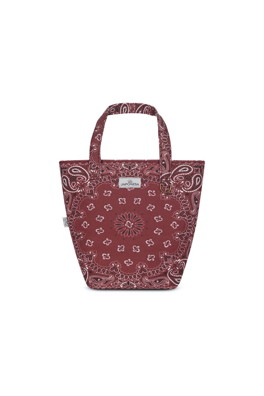 Bandana Mini Tote Vino Tinto