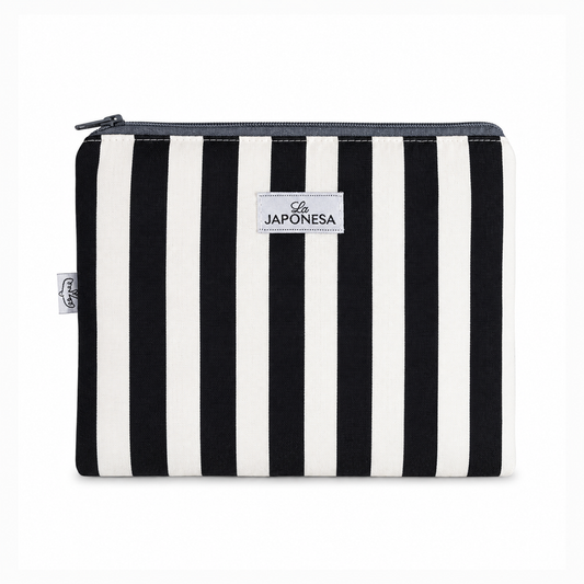 Estuche Grande Rayas B & N