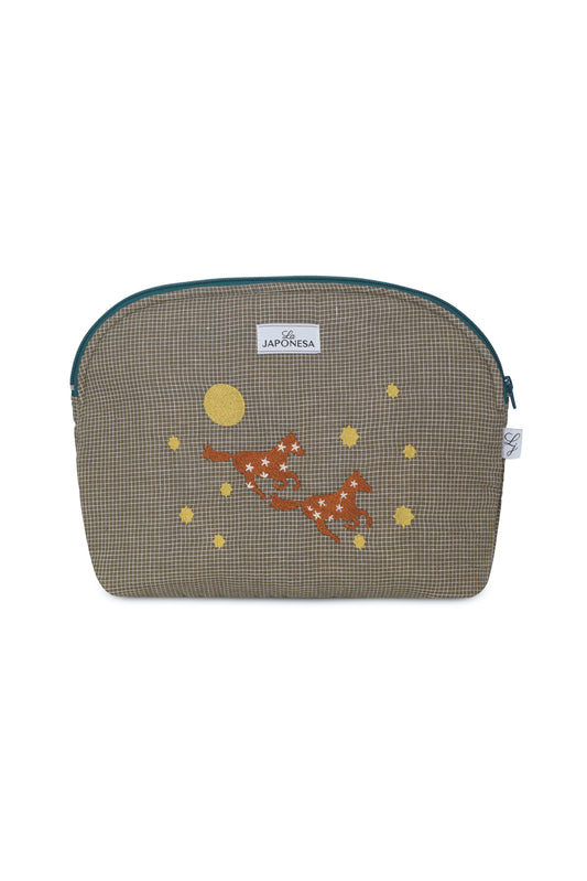 Pouch XL Caballo Verde