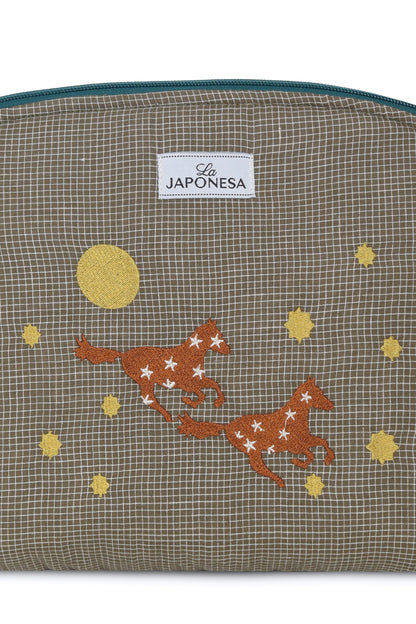 Pouch XL Caballo Verde