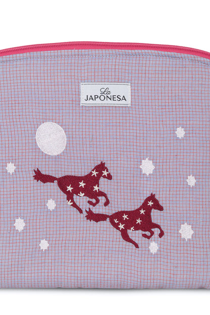 Pouch XL Pouch Caballo Lila