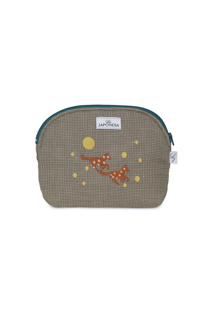 Pouch Mediano Caballo Verde