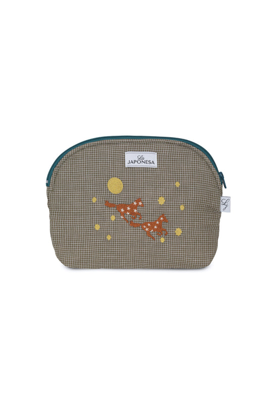 Pouch Mediano Caballo Verde