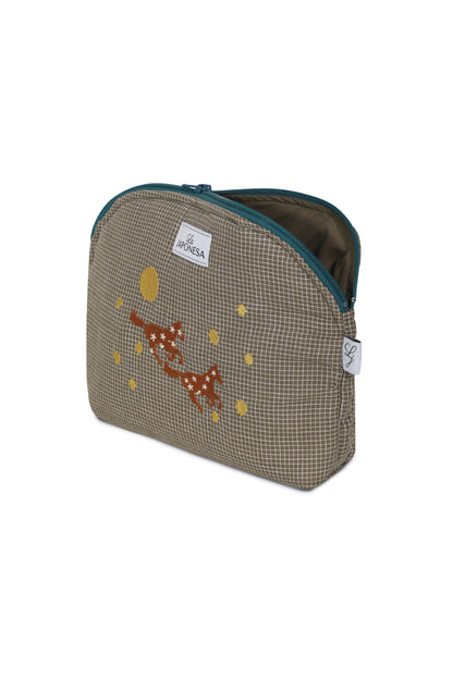 Pouch Mediano Caballo Verde