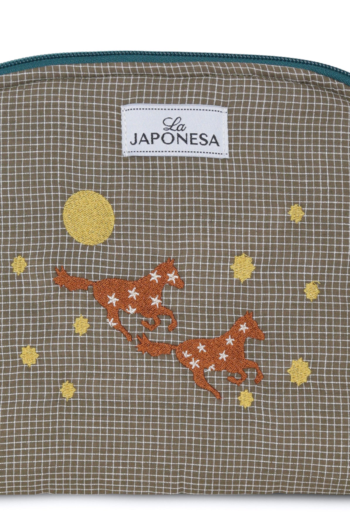 Pouch Mediano Caballo Verde