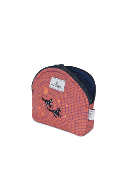 Neceser Mini Pouch Caballo Salmon