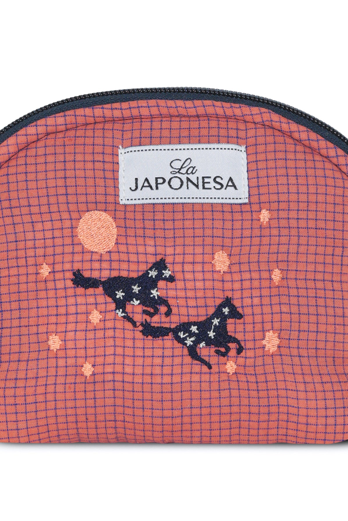 Neceser Mini Pouch Caballo Salmon