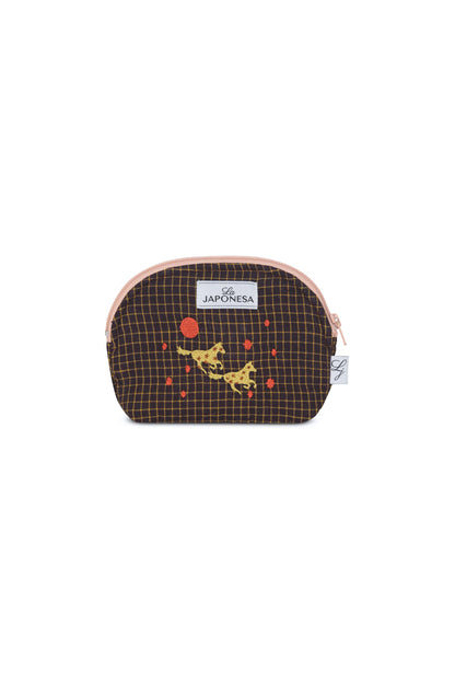 Neceser Mini Pouch Caballo Chocolate