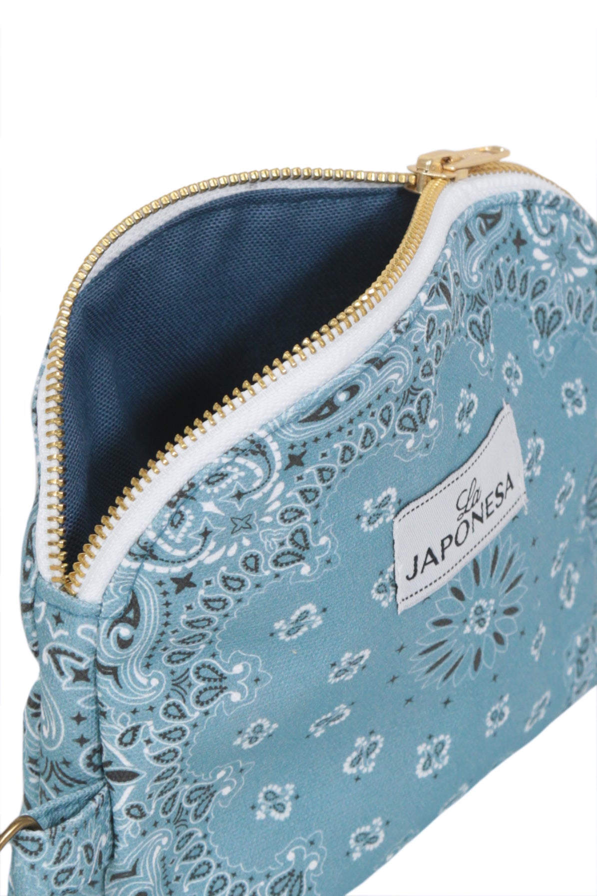 Mini Bandana Pouch Vintage Blue