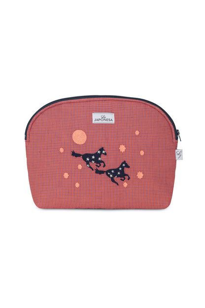 Pouch XL Caballo Salmon