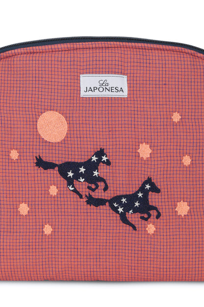 Pouch XL Caballo Salmon