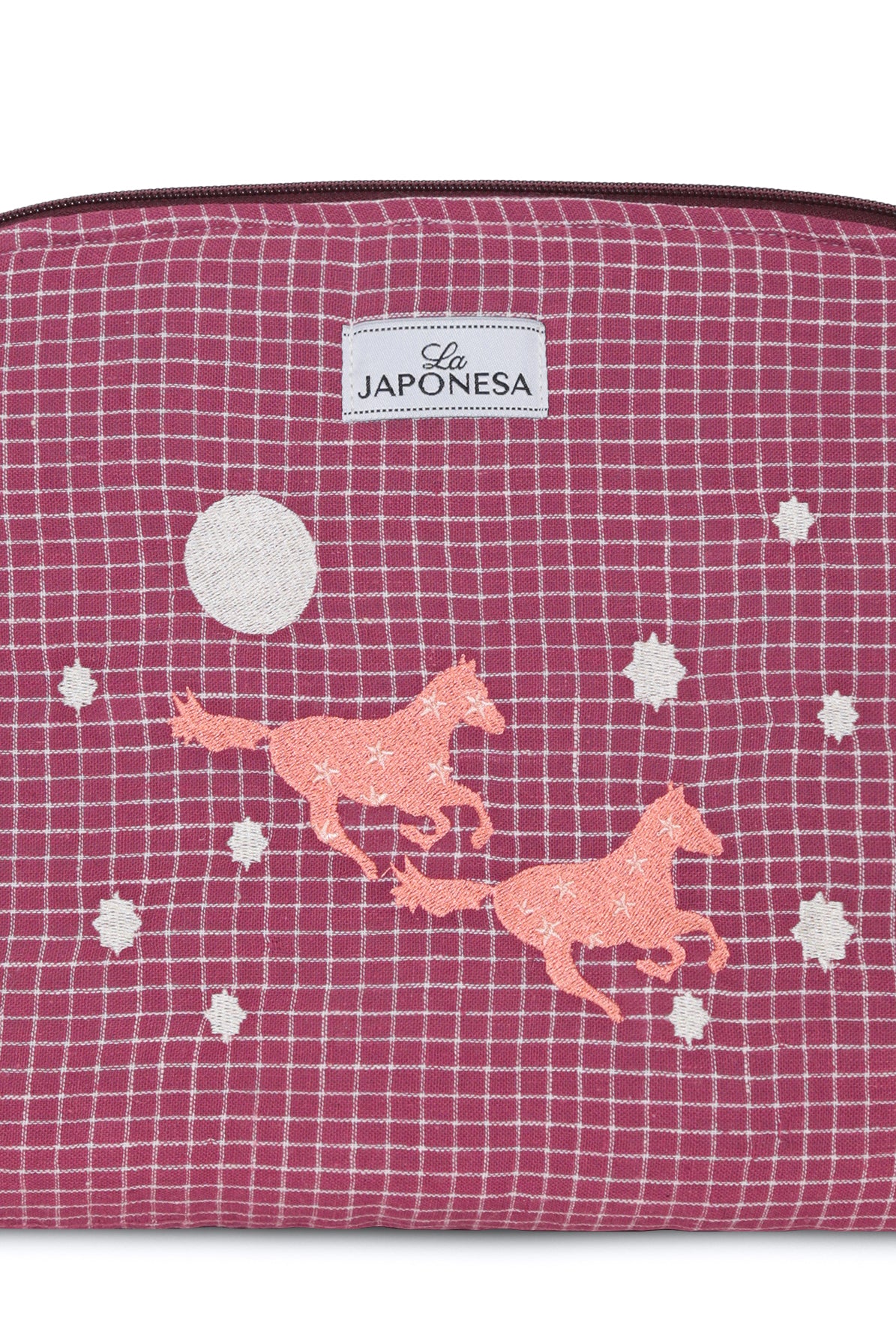 Pouch XL Caballo Burdeo