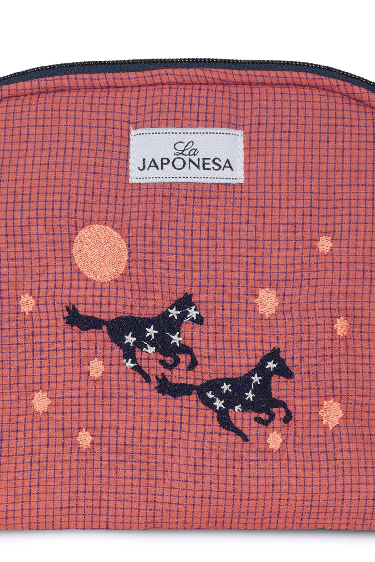 Pouch Mediano Caballo Salmon