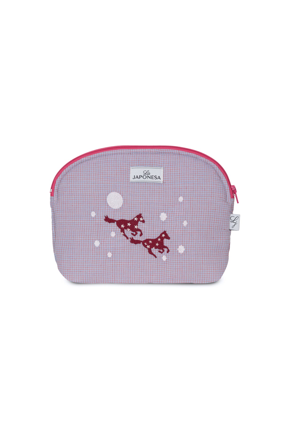Pouch Mediano Caballo Lila