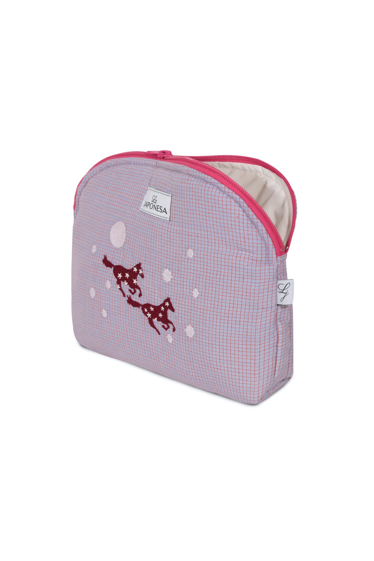 Pouch Mediano Caballo Lila