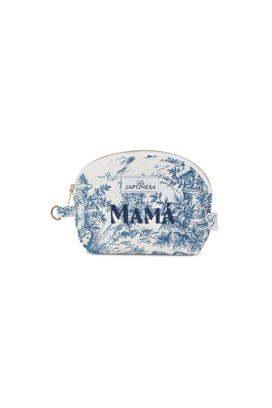 Mini Pouch Toile de Jouy Azul