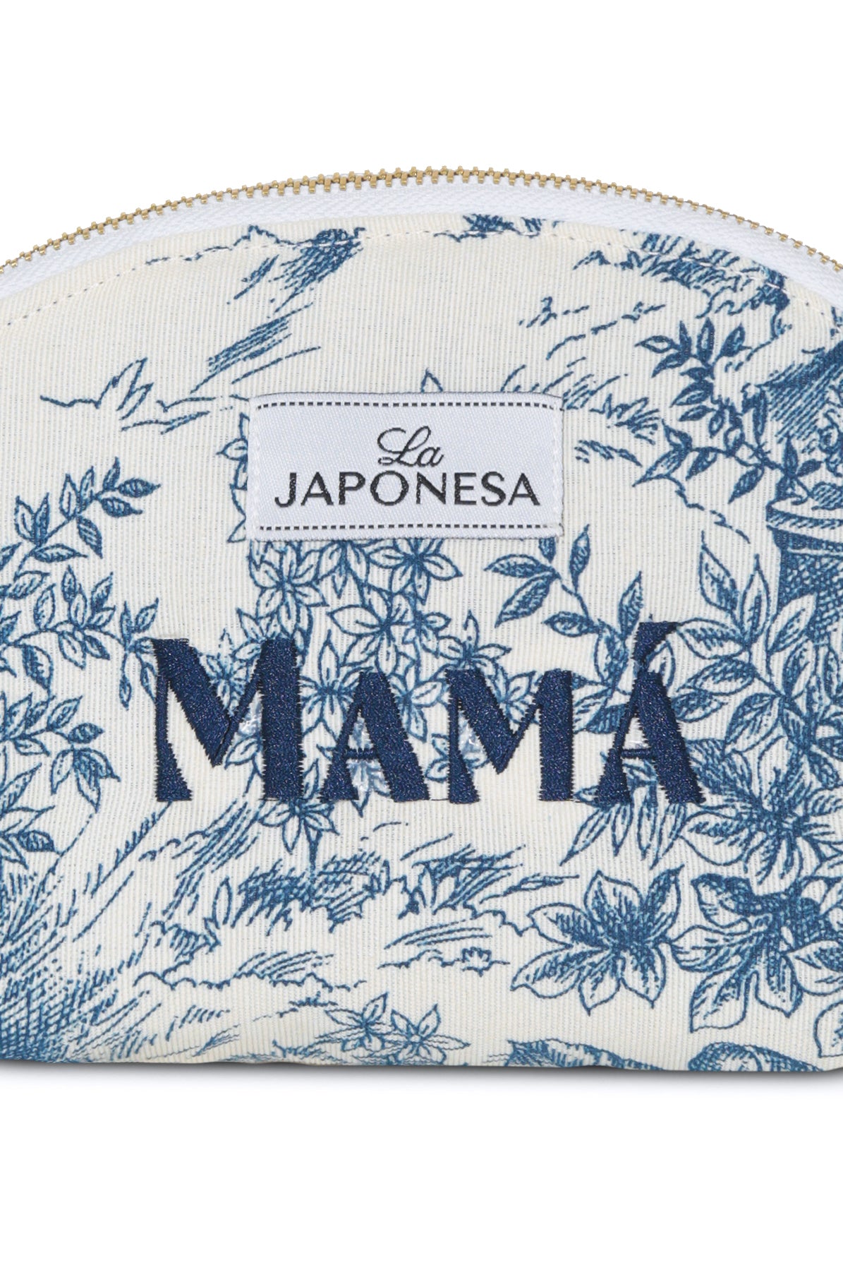Mini Pouch Toile de Jouy Azul