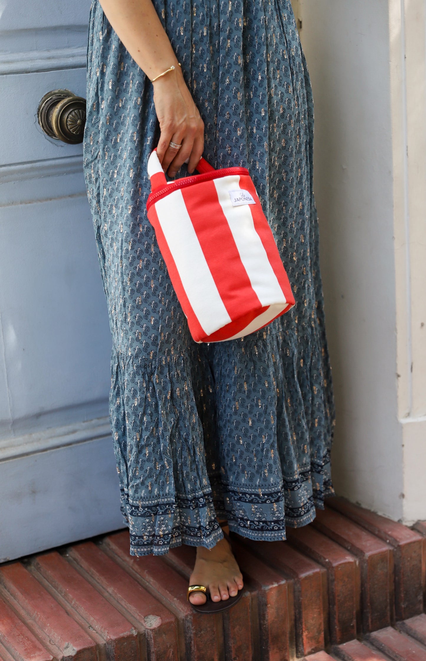 Vanity Case Red & White