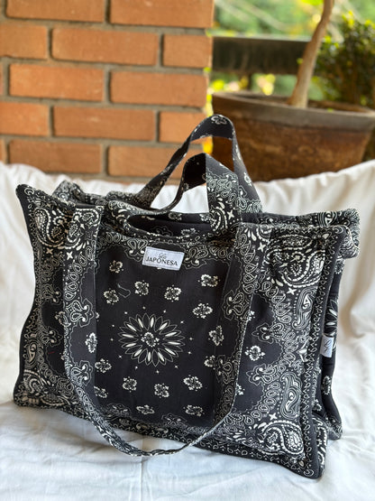 Week Tote Bandana Negro