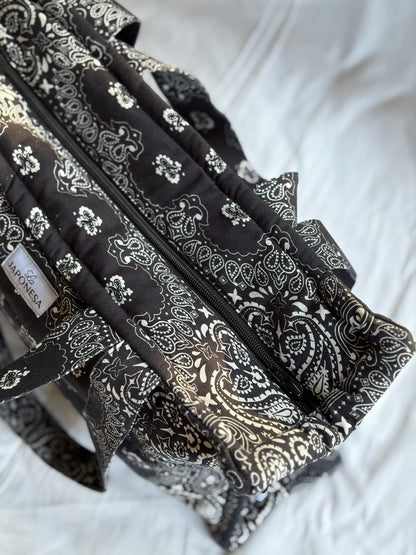 Week Tote Bandana Negro