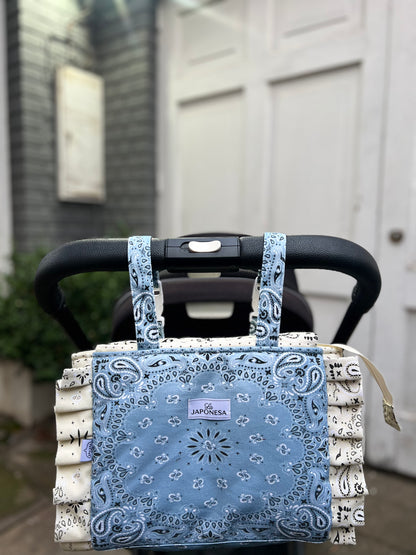 Bolso Coche Bandana Blue