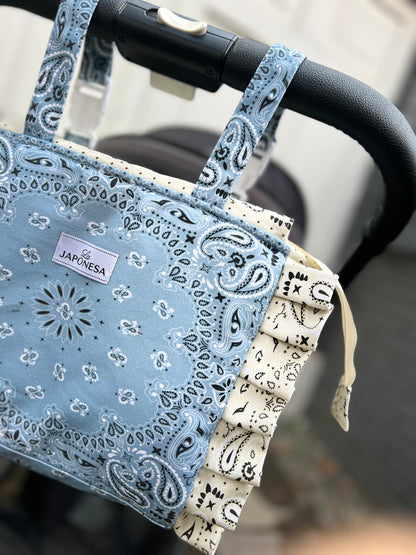 Bolso Coche Bandana Blue