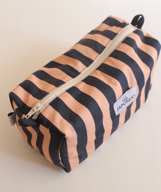 Beauty Case Stripes Blue