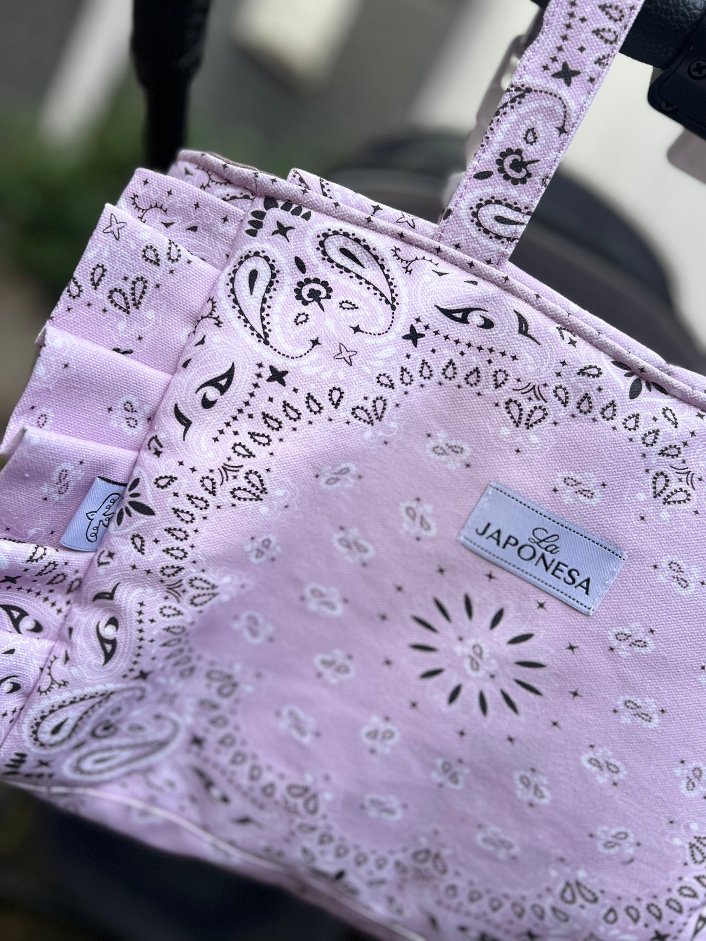 Bolso Coche Bandana Lila