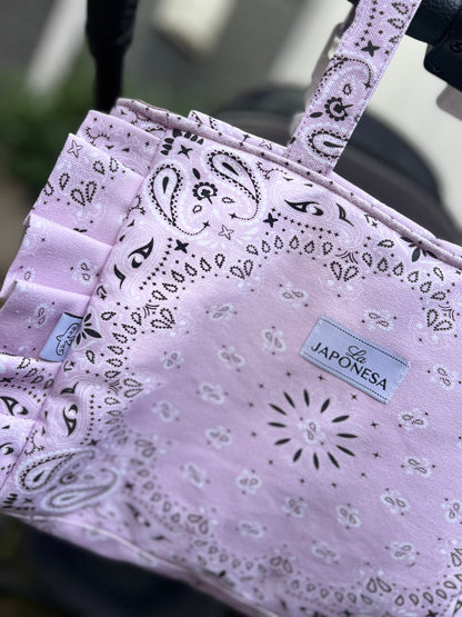 Bolso Coche Bandana Lila