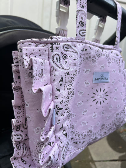 Bolso Coche Bandana Lila