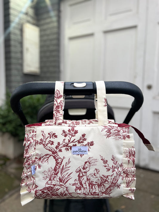 Bolso Coche Burdeo