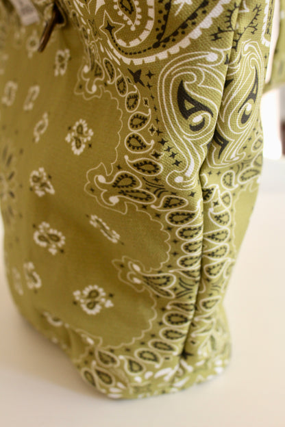 Bandana Mini Tote Pistacho