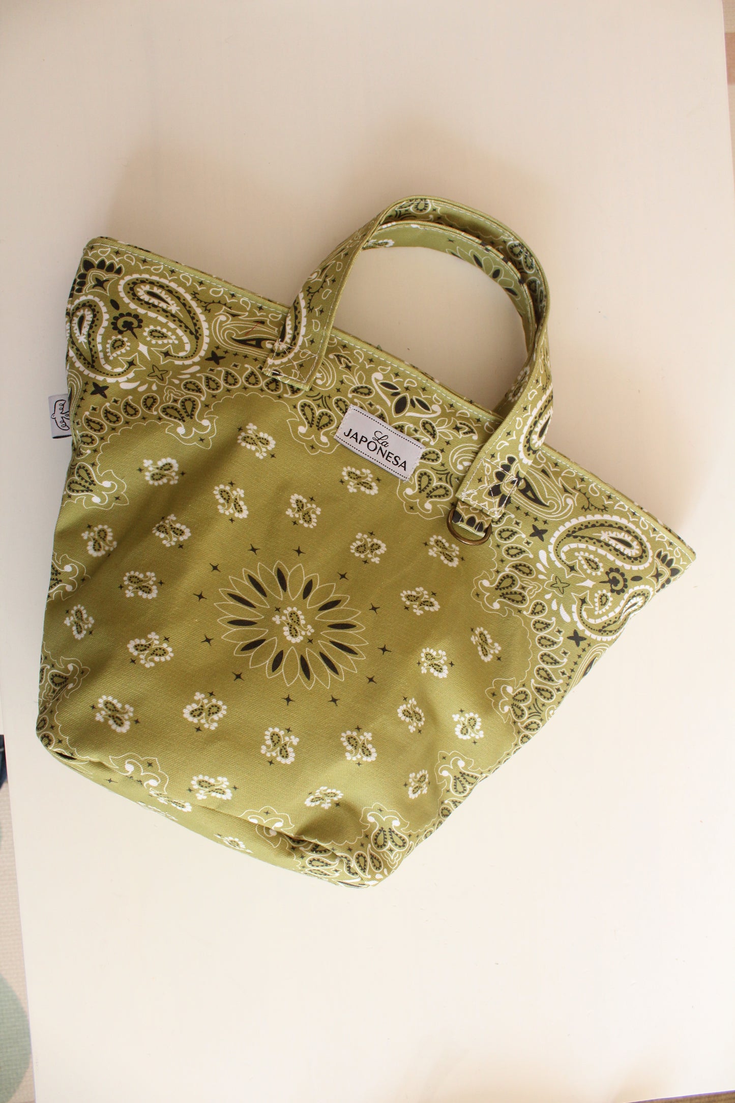 Bandana Mini Tote Pistacho