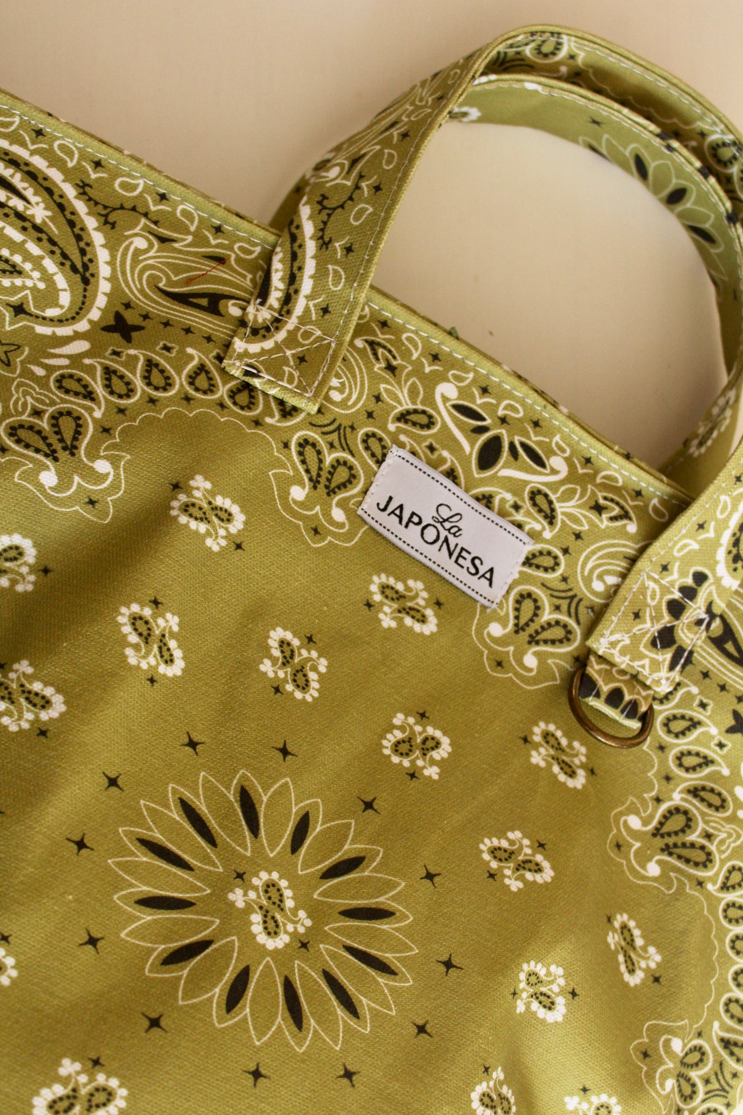 Bandana Mini Tote Pistacho