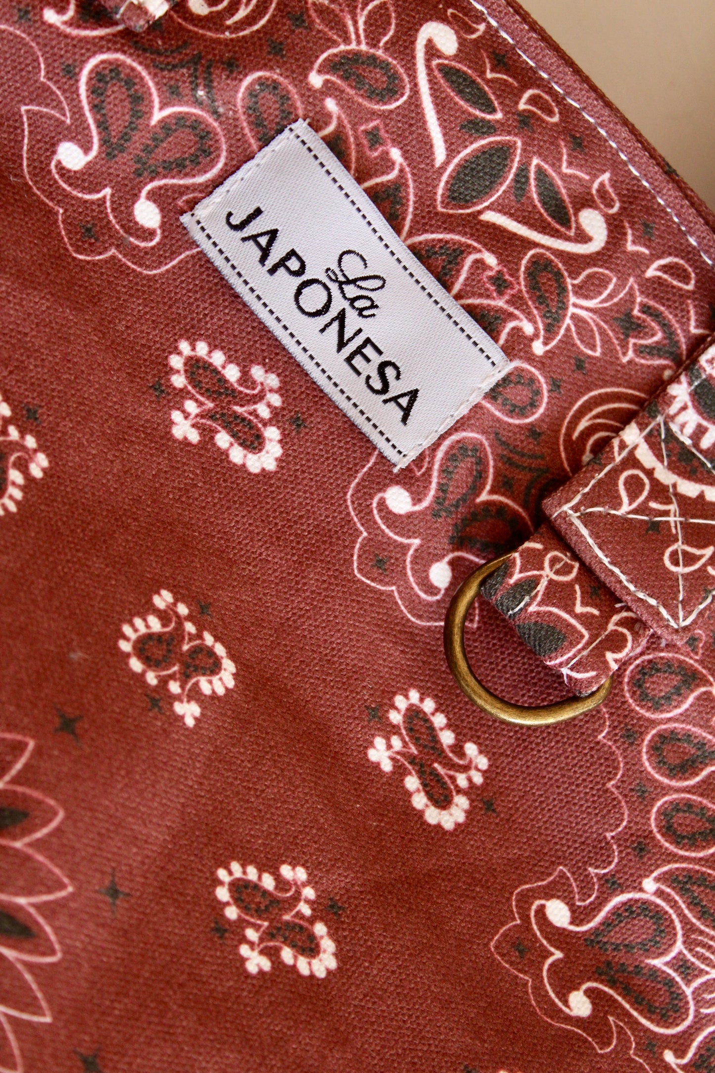 Bandana Mini Tote Vino Tinto