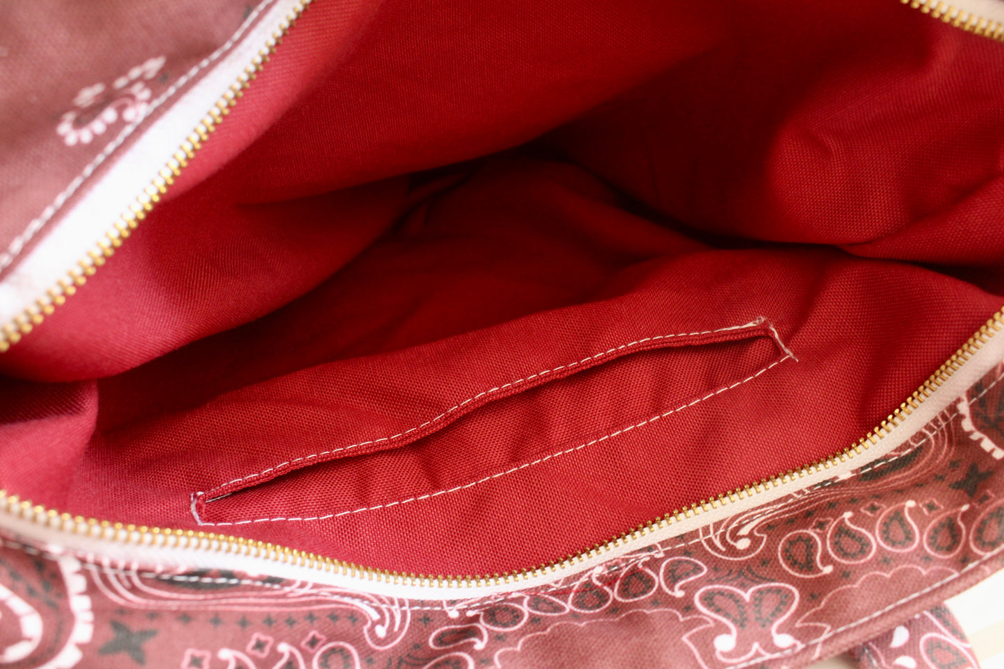 Bandana Mini Tote Vino Tinto