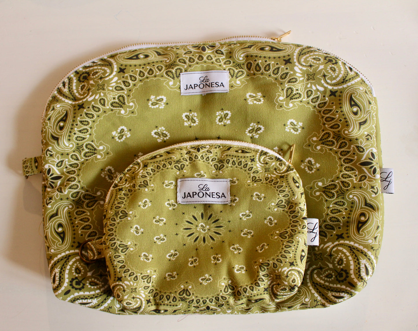 Mini Bandana Pouch Pistacho