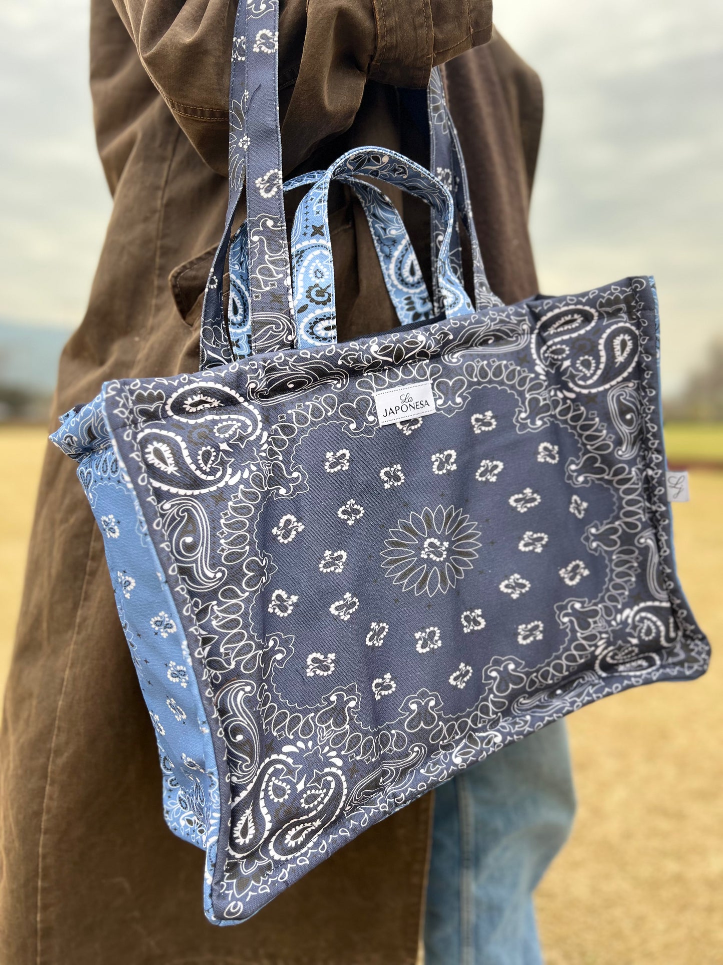 Week Tote Bandana Blue Sky
